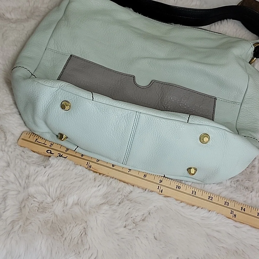 orYANY Mint Pebble Leather Hobo Bag